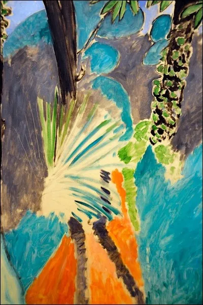 Qui a peint "Feuilles de palmier, Tanger" ?