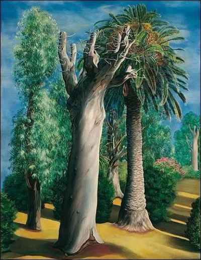 Qui a peint "Eucalyptus et palmier" ?