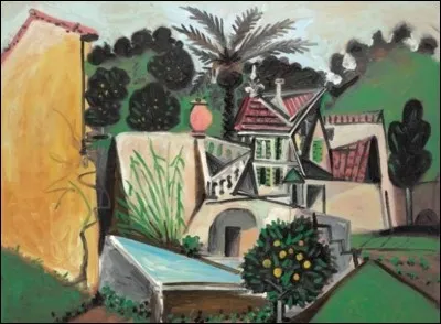 Qui a peint "La villa au palmier" ?