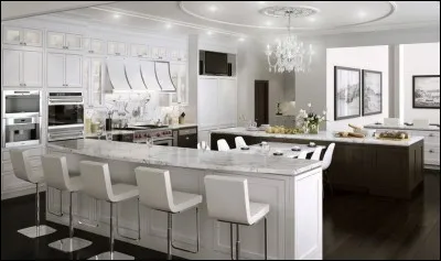 Dans cette pièce, ma femme nous prépare de bons petits plats. De même, nous prenons le petit déjeuner. C'est...