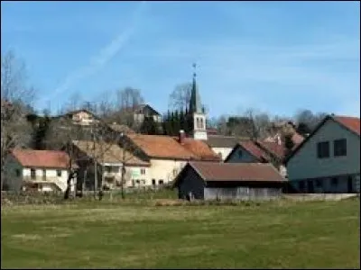 Village de Bourgogne-Franche-Comté , à la frontière suisse, Les Alliés se situe dans le département ...