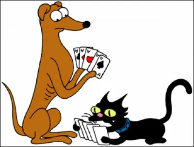 Les membres de cette famille ne possèdent pas qu'un seul animal, ils ont également un chat. Comment se nomme-t-il ?