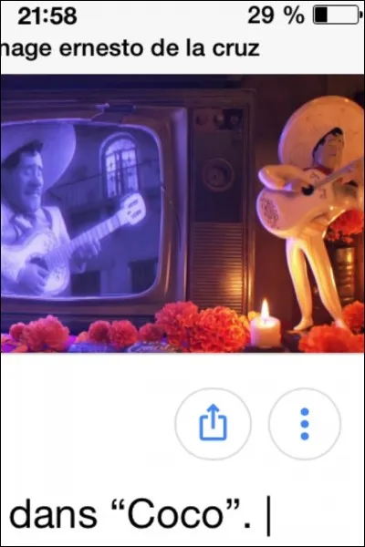 Qui est Ernesto Delacruz pour Miguel à la fin du dessin animé ?