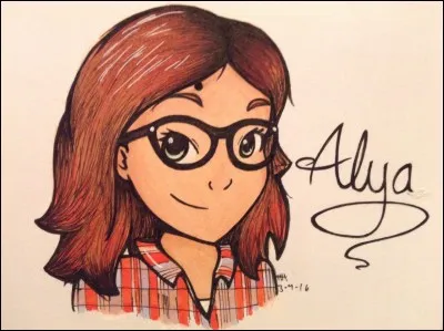 Comment se nomme le blog que tient Alya ?