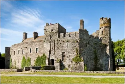 Dans la Manche, en quel animal les habitants du château de Pirou ont-ils été changés ?