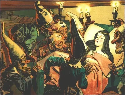 A qui doit-on le conte "Blanche-Neige", publié en 1812 ?