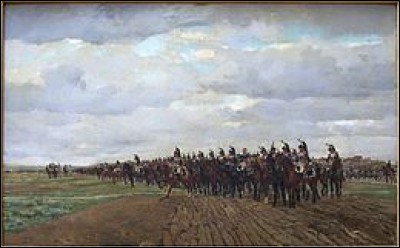 Qui a peint "1805, Les Cuirassiers avant la charge" ?