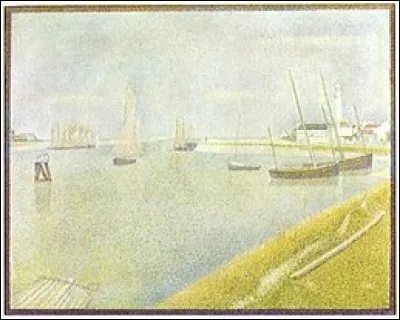 Qui a peint "Le Chenal de Gravelines, en direction de la mer" ?