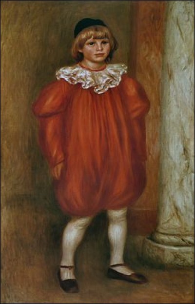 Qui a peint "Claude Renoir en clown" ?