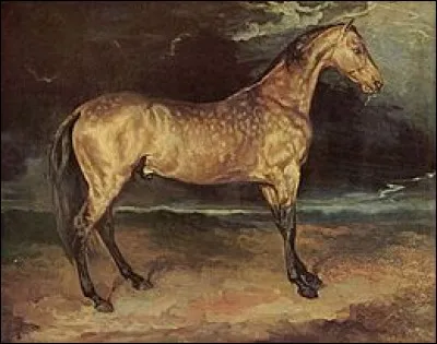 Qui a peint "Cheval isabelle effrayé par l'orage" ?