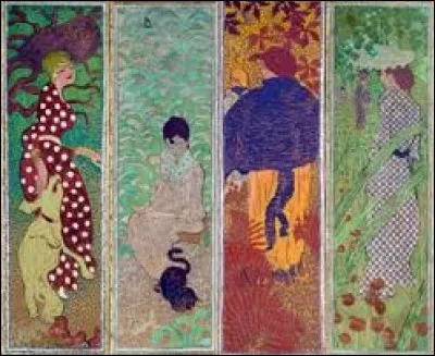 Qui a peint "Femmes au jardin" ?