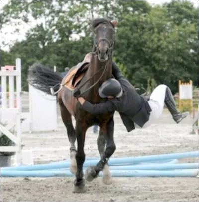 En concours, si tu fais une chute que se passe-t-il ?