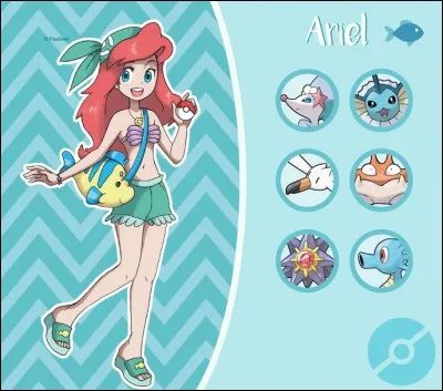 Combien de Pokémon déjà évolués possède Ariel ?