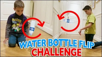Que fait Néo à chaque fois qu'il réussit un bottle flip ?