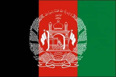 Ce drapeau est celui de l'Afghanistan.