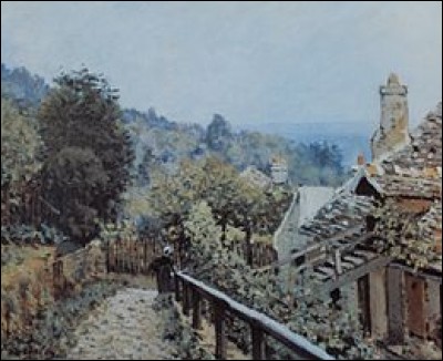 Qui a peint "Louveciennes. Sentier de la Mi-côte" ?
