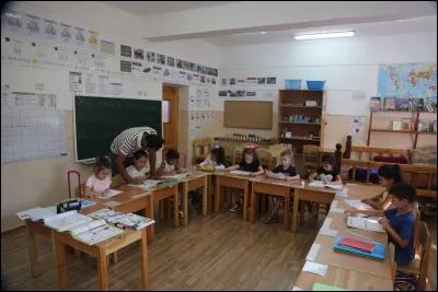 À l'école, tu es...