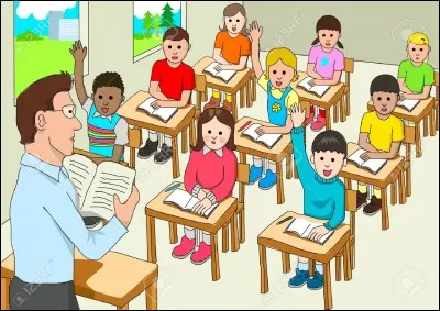 À l'école, tu es...