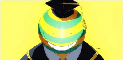 De quelle couleur est Koro-sensei quand il est en colère ?