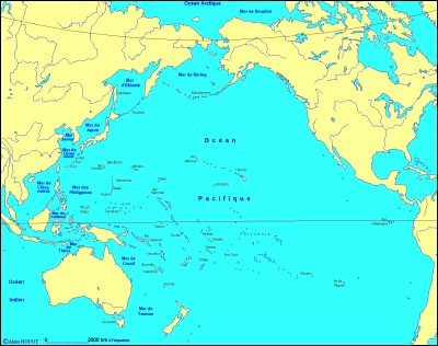 Le Pacifique est le plus grand de tous les océans.