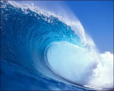 Certaines vagues mesurent 20 cm de haut.