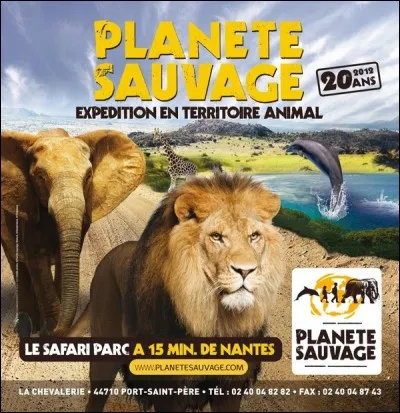 Dans quelle région de France trouve-t-on un zoo appelé 'Planète Sauvage' ?