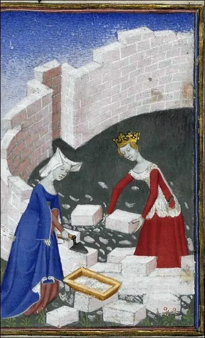 Cette miniature illustrant un ouvrage datant du XVème siècle montre que les femmes exerçaient tous les métiers. Quel est donc le métier de ces deux jeunes femmes ?