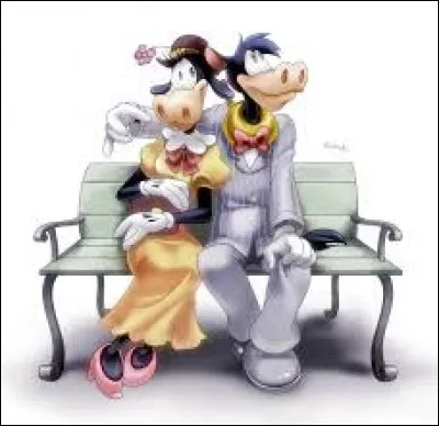 Qui est le garçon à côté de Clarabelle, assis sur le banc ?