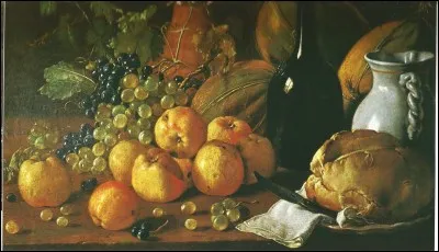 Cette " Nature morte " que l'on peut voir à Barcelone est de...