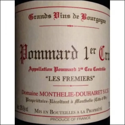 Le pommard est un vin issu du vignoble de la côte de Beaune. De quel unique cépage ce vin rouge provient-il ?