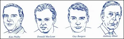 Comment appelle-t-on les quatre agents secrets britanniques (Anthony Blunt, Guy Burgess, Donald Maclean et Kim Philby) qui allaient à la même université, qui étaient communistes et qui ont trahi leur pays ?