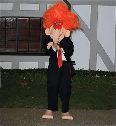 Je suis en fait l'acteur Orlando Bloom durant la fête d'Halloween dernière, et je suis déguisé, si, si, regardez bien, en... ?