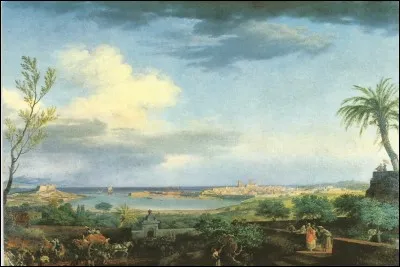 Cette "Vue de la rade d'Antibes" est de/d'...