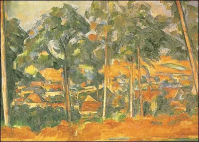 Ce "Village derrière les arbres" a été peint par :