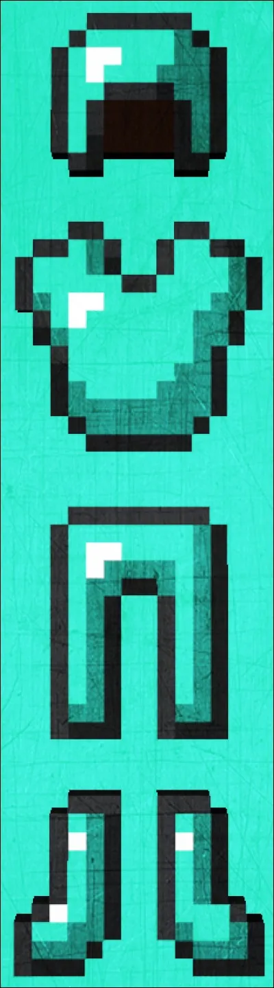 Combien de diamants faut-il pour faire une armure complète comme celle-ci ?