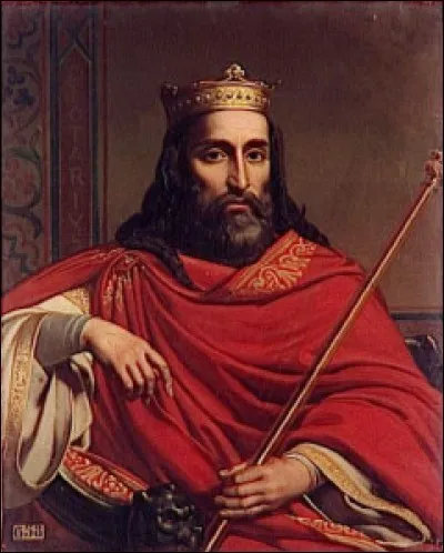 Lors d'une partie de chasse, par quoi Thibert Ier, roi des Francs du royaume de Reims, est-il tué ?