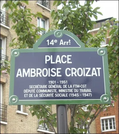 Ambroise Croizat est l'un des fondateurs de la Sécurité Sociale. De quel syndicat a-t-il été secrétaire général ?