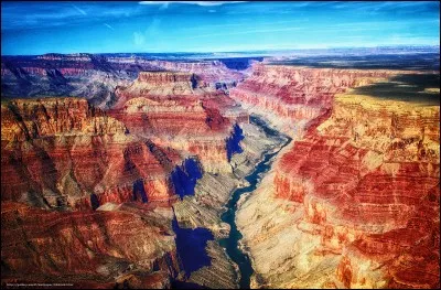 Quel fleuve a formé le "Grand Canyon" sous l'effet de l'érosion ?