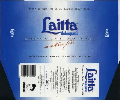 Durant quelle décennie a disparu la marque de chocolat au lait "Laitta" ?
