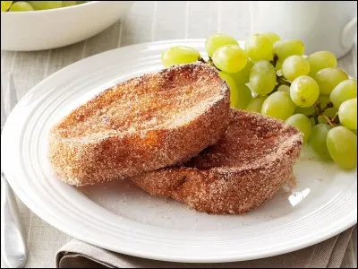Comment s'appelle ce pain perdu parsemé de sucre ?