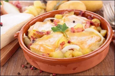 Voici la tartiflette confectionnée avec :