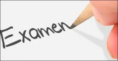 Dans un examen, tu es...