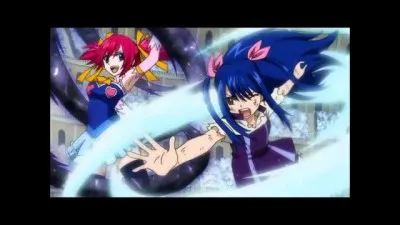 Aux grands jeux inter-magiques, Wendy se bat contre :