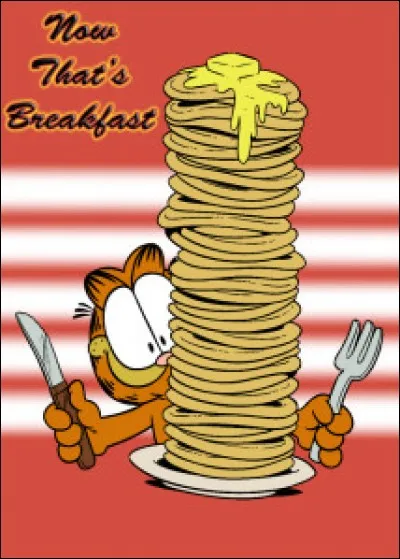 Qui nous apporte une énorme pile de crêpes ?