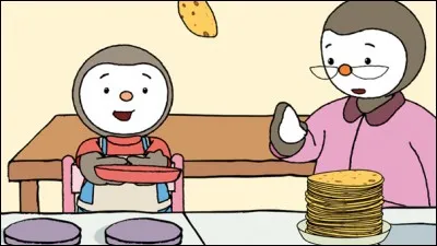 Et enfin lequel de nos petits héros va manger ses crêpes ?