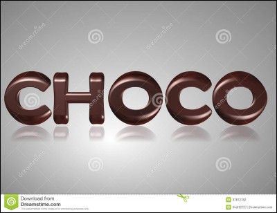 Le chocolat est fait à partir de ...