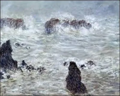 Lequel de ces impressionnistes a peint, en 1886, ce tableau appelé ''Tempête, côte de Belle-Île'' ?