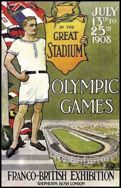 Pour quelle raison l'équipe olympique russe est-elle arrivée avec 12 jours de retard aux Jeux olympiques de Londres en 1908 ?