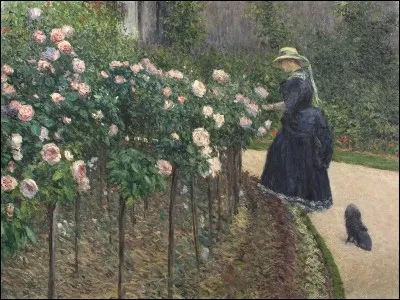 Qui a peint "Les roses du jardin" ?