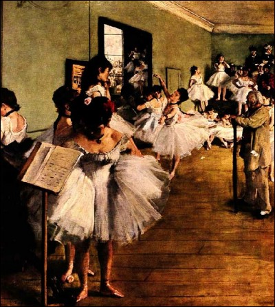 Qui a peint "La classe de danse" ?